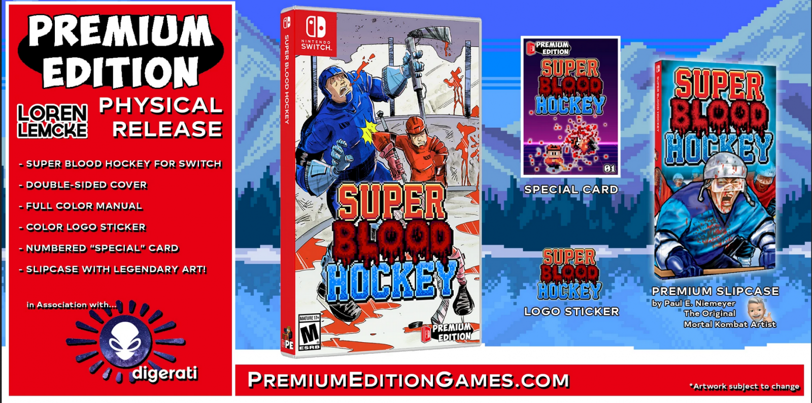 Super Blood Hockey Poster