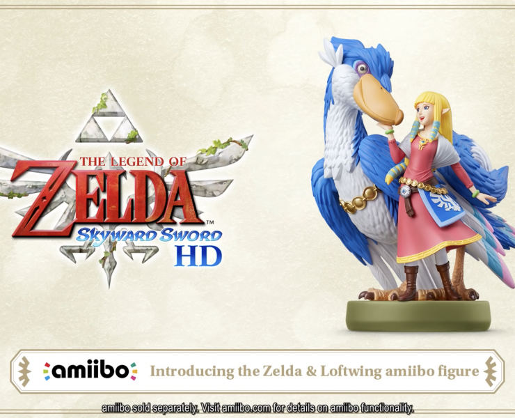Zelda and Loftwing amiibo