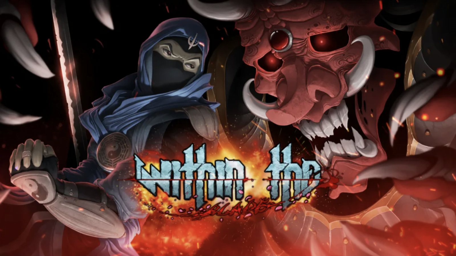 within the blade
