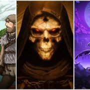Ten Awesome Switch Sales Happening Now - List Image Featuring Please The Gods, Diablo Prime Evil, and Skul - The Hero Slayer