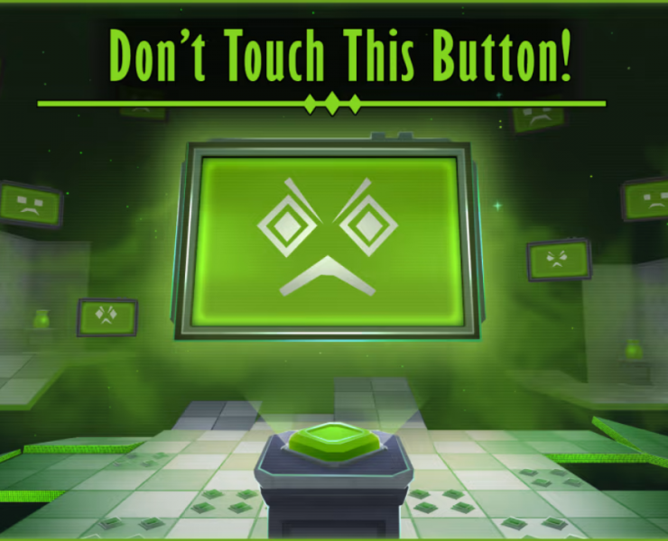 don't touch this button!