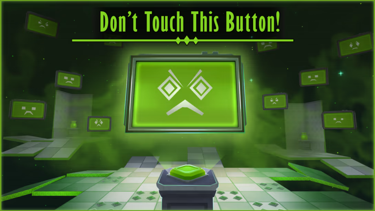 don't touch this button!