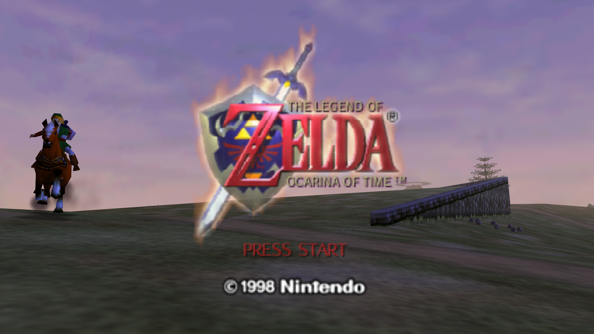 Legend of Zelda Ocarina of Time 18 X 24 Video Game 