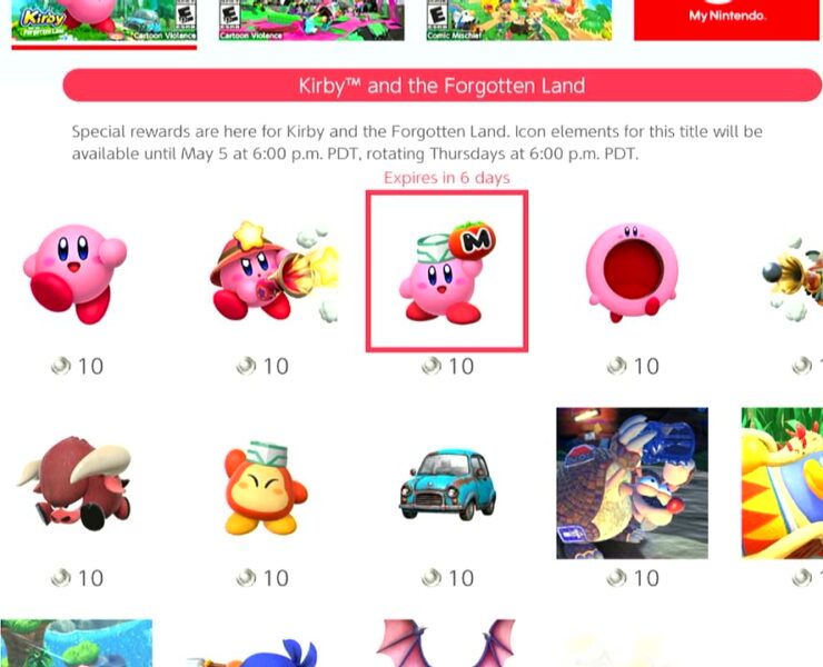 kirby and the forgotten lands