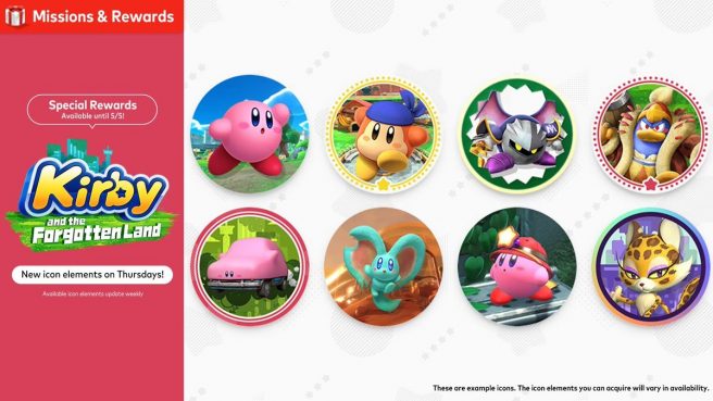 kirby and the forgotten land icons