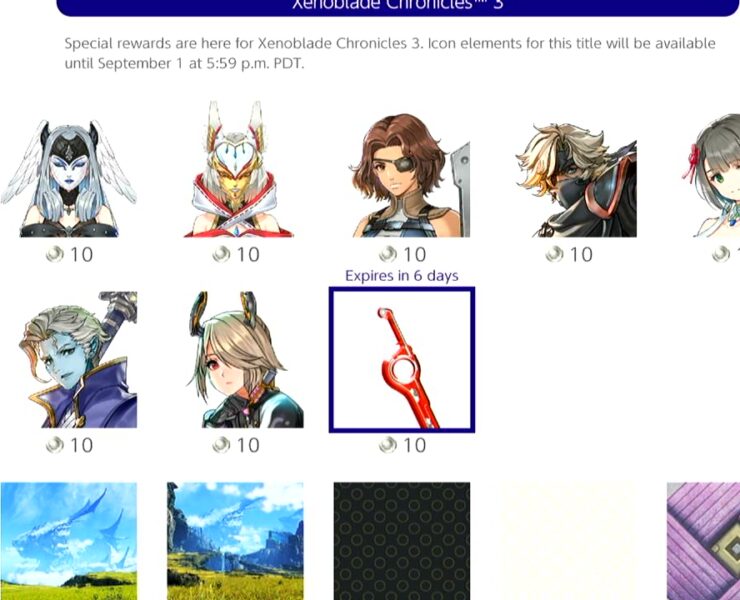 Icon elements inspired by the Xenoblade Chronicles 3 game are here for a  limited time! - News - Nintendo Official Site