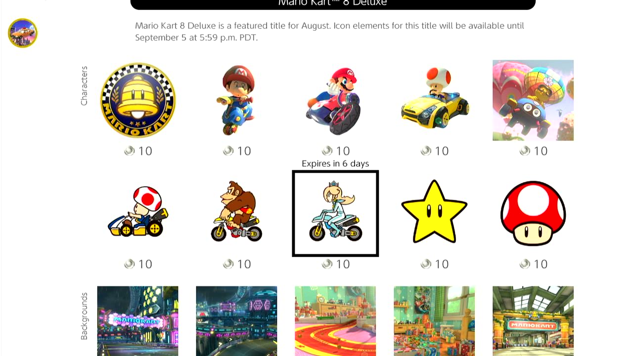 Final Round Of Mario Kart 8 Deluxe Icon Parts Now Available For 