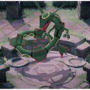 Pokémon UNITE Theia Sky Ruins Map Trailer Rayquaza