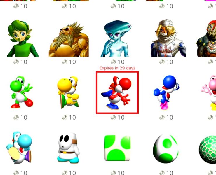 Nintendo 64 icon parts