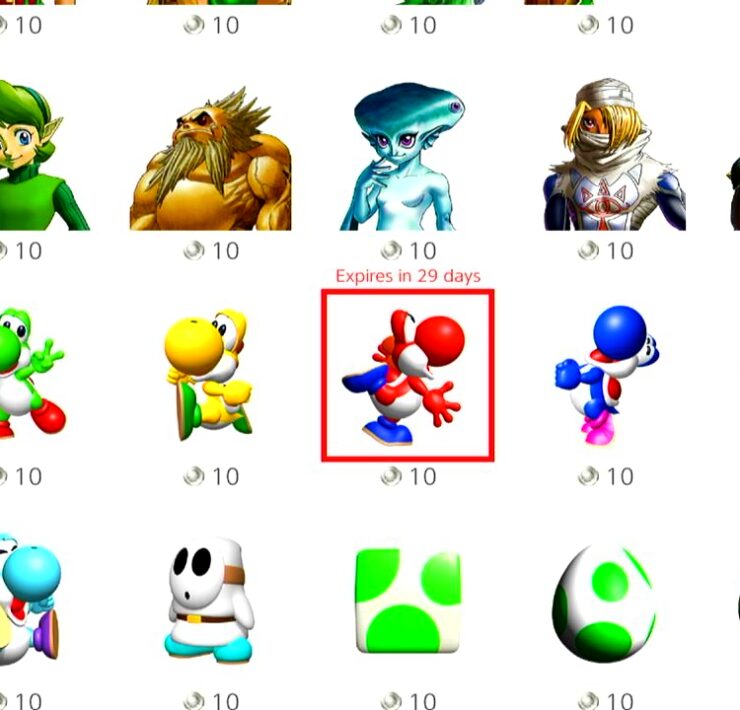 Nintendo 64 icon parts
