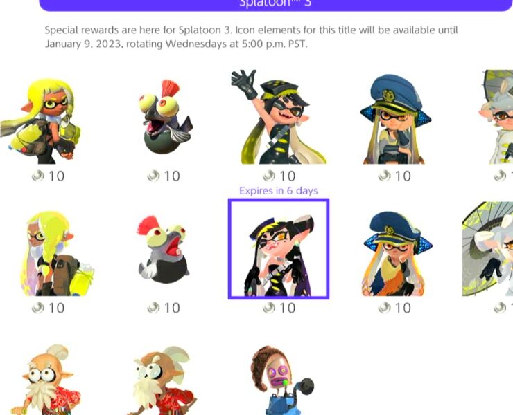 splatoon 3 icon parts
