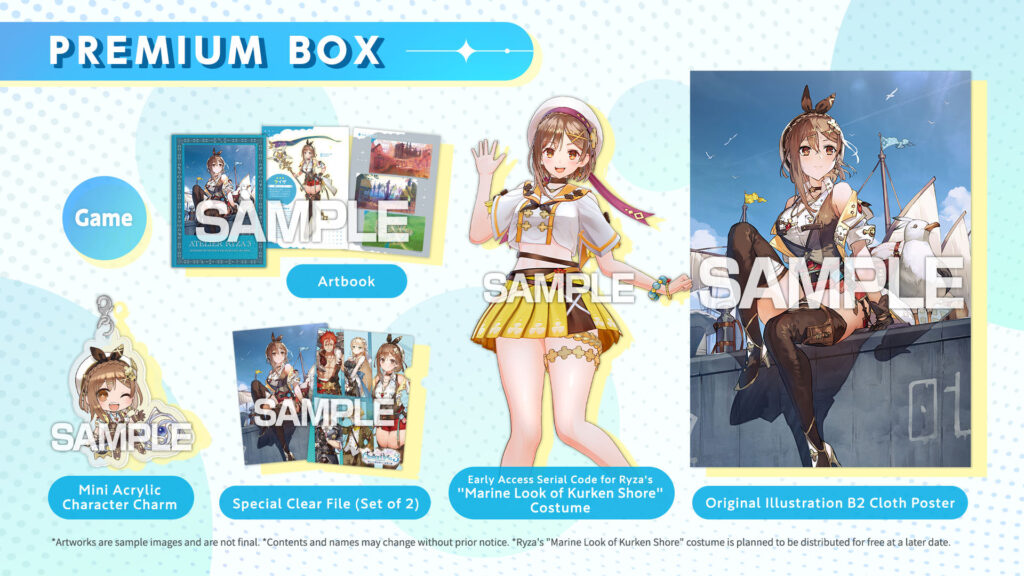 Atelier Ryza 3 Premium Box Contents